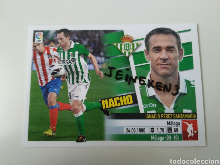 Cromos de f&uacute;tbol: Este 2013/14 7A Nacho Betis - Foto 1