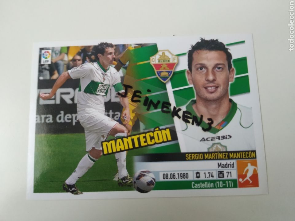 Cromos de f&uacute;tbol: Este 2013/14 8 Mantec&oacute;n Elche - Foto 1