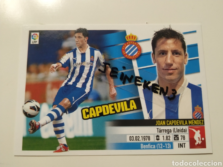 Cromos de f&uacute;tbol: Este 2013/14 7A Capdevila Espanyol - Foto 1