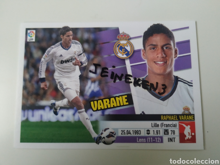 Cromos de f&uacute;tbol: Este 2013/14 5 Varane R.Madrid - Foto 1
