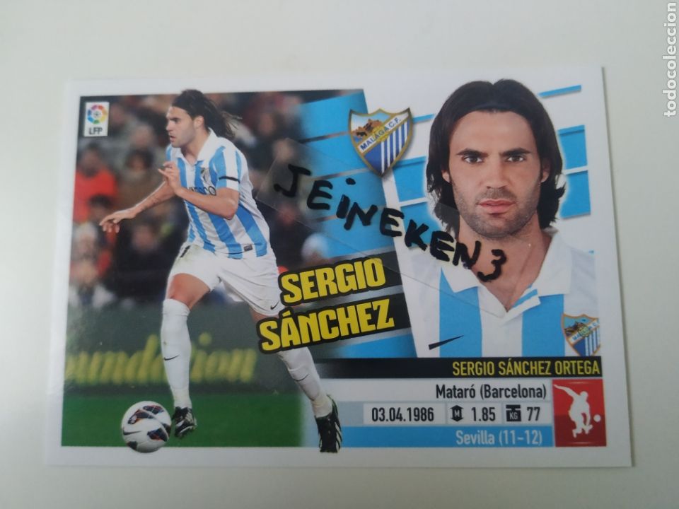 Cromos de f&uacute;tbol: Este 2013/14 4B Sergio S&aacute;nchez M&aacute;laga - Foto 1