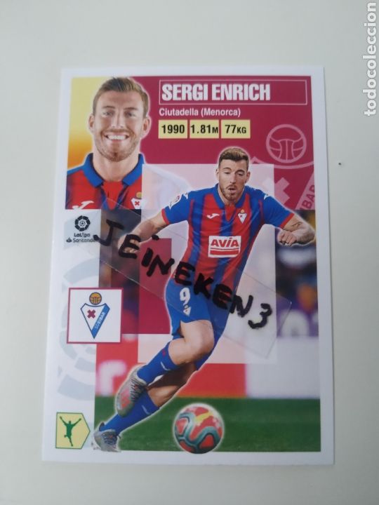 Cromos de f&uacute;tbol: Este 2020/21 16 Sergi Enrich Eibar - Foto 1