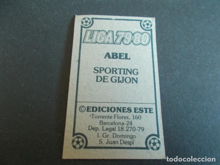 Cromos de f&uacute;tbol: ESTE 79-80 ABEL SPORTING NUEVO SIN PEGAR - Foto 2