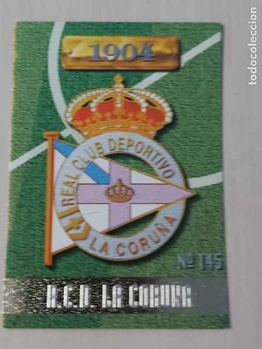 Cromos de f&uacute;tbol: N&ordm; 145 ESCUDO - MUNDICROMO 96 97 FICHAS DE LA LIGA - DEPORTIVO DE LA CORU&Ntilde;A