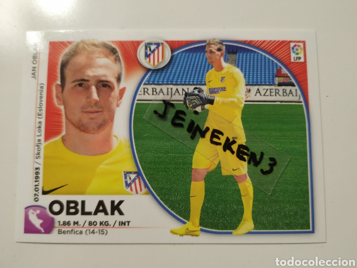 Cromos de f&uacute;tbol: Este 2014/15 2 Oblak At.Madrid - Foto 1