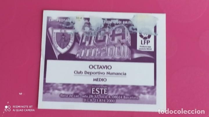 Cromos de f&uacute;tbol: OCTAVIO NUMANCIA ESTE 00 01 2000 2001 - Foto 2