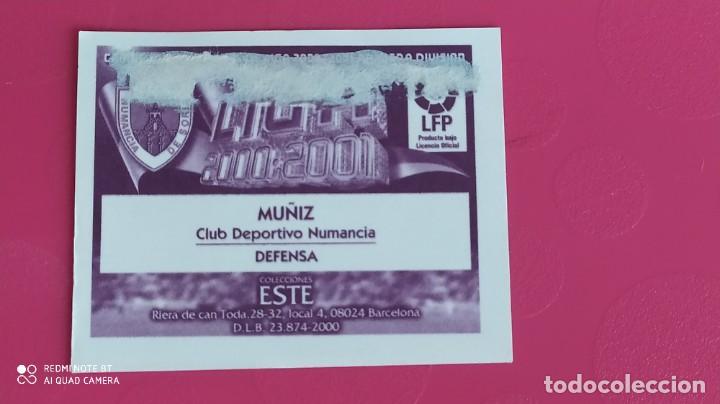 Cromos de f&uacute;tbol: MU&Ntilde;IZ NUMANCIA ESTE 00 01 2000 2001 - Foto 2