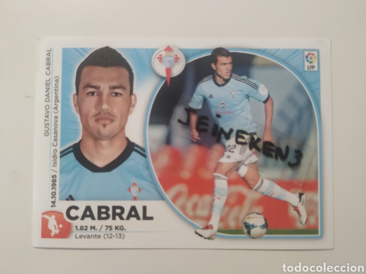Cromos de f&uacute;tbol: Este 2014/15 4 Cabral Celta - Foto 1