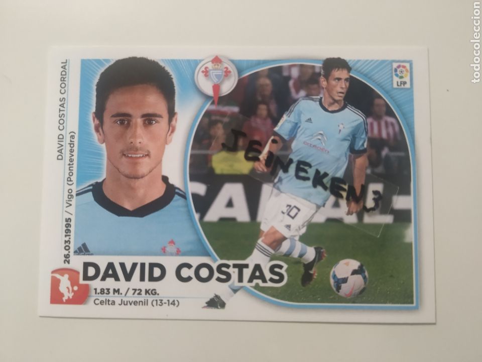 Cromos de f&uacute;tbol: Este 2014/15 6 David Costas Celta - Foto 1