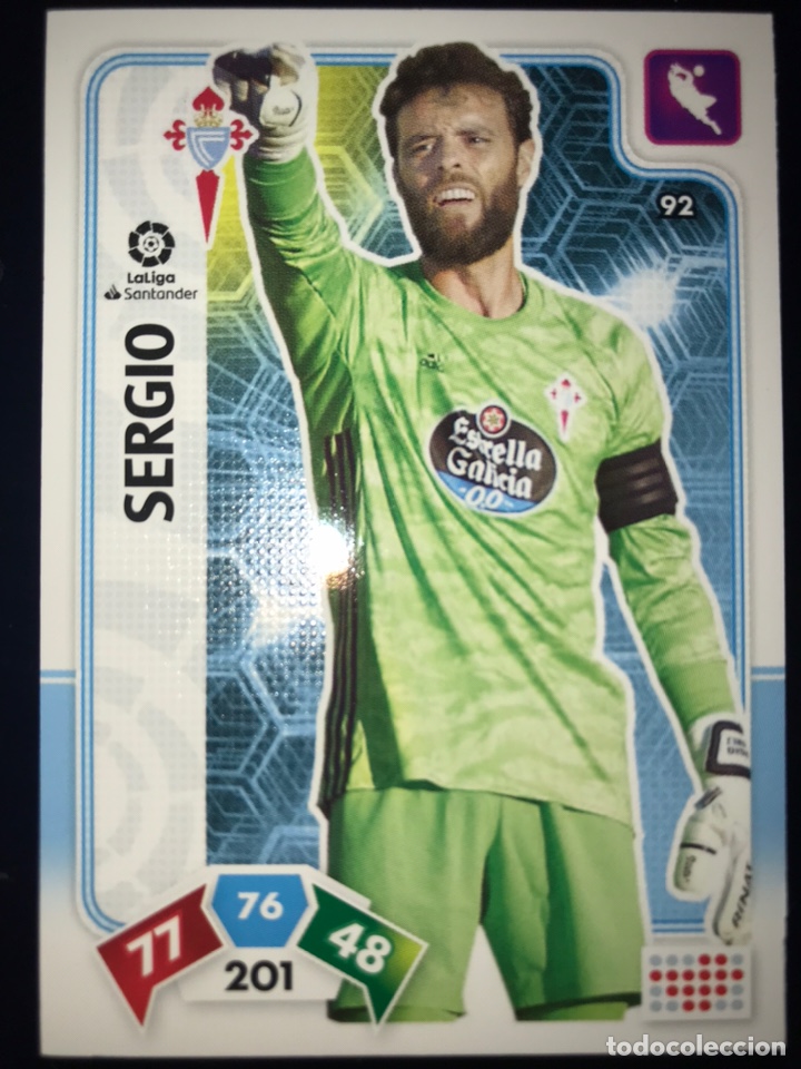 Cromos de f&uacute;tbol: 92 SERGIO ADRENALYN 2019 2020 19 20 - Foto 1