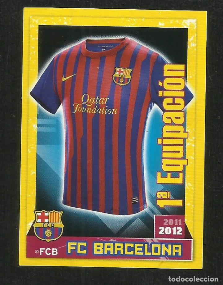 Fu&szlig;ball-Sticker: CAMISETA 1&ordf; EQUIPACION N&ordm; 5 CROMO BARCELONA 2011 - 2012 BAR&Ccedil;A LIGA F&Uacute;TBOL 11 12 PANINI
