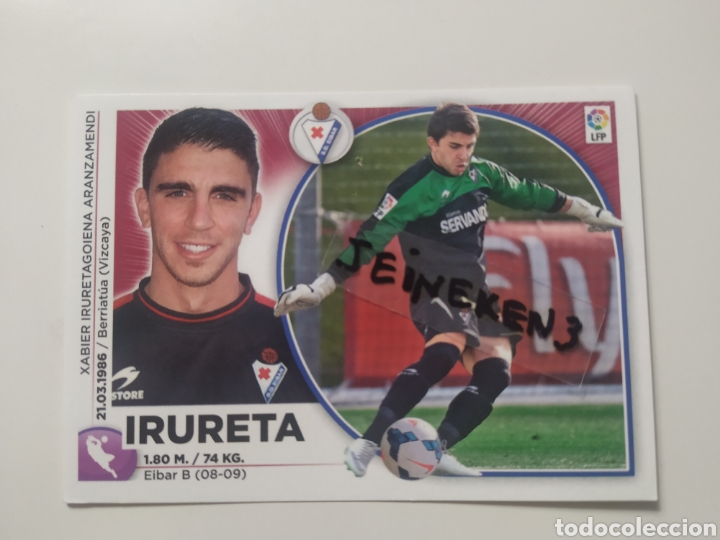Cromos de f&uacute;tbol: Este 2014/15 1 Irureta Eibar - Foto 1