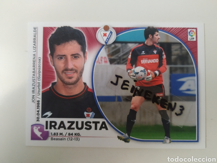 Cromos de f&uacute;tbol: Este 2014/15 2 Irazusta Eibar - Foto 1