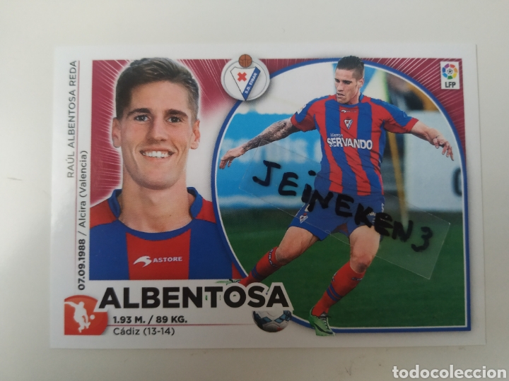Cromos de f&uacute;tbol: Este 2014/15 6 Albentosa Eibar - Foto 1