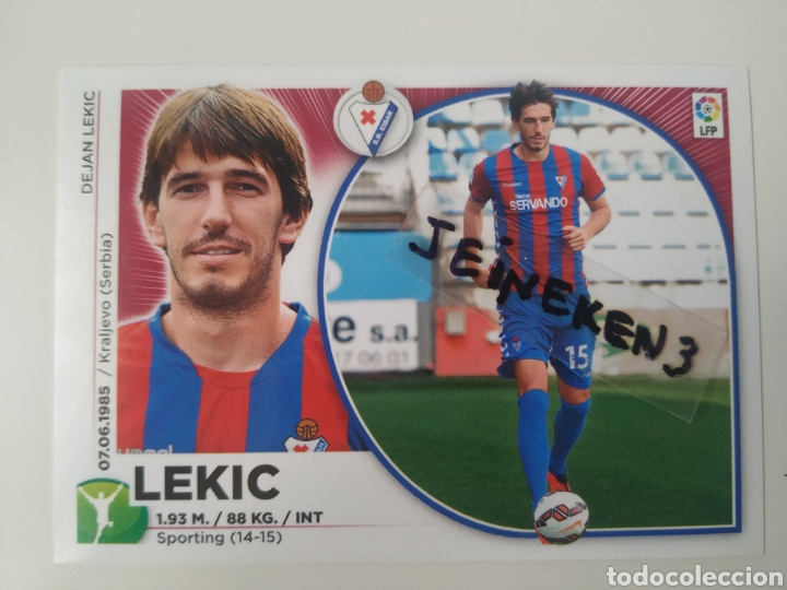 Cromos de f&uacute;tbol: Este 2014/15 20 Lekic Eibar - Foto 1
