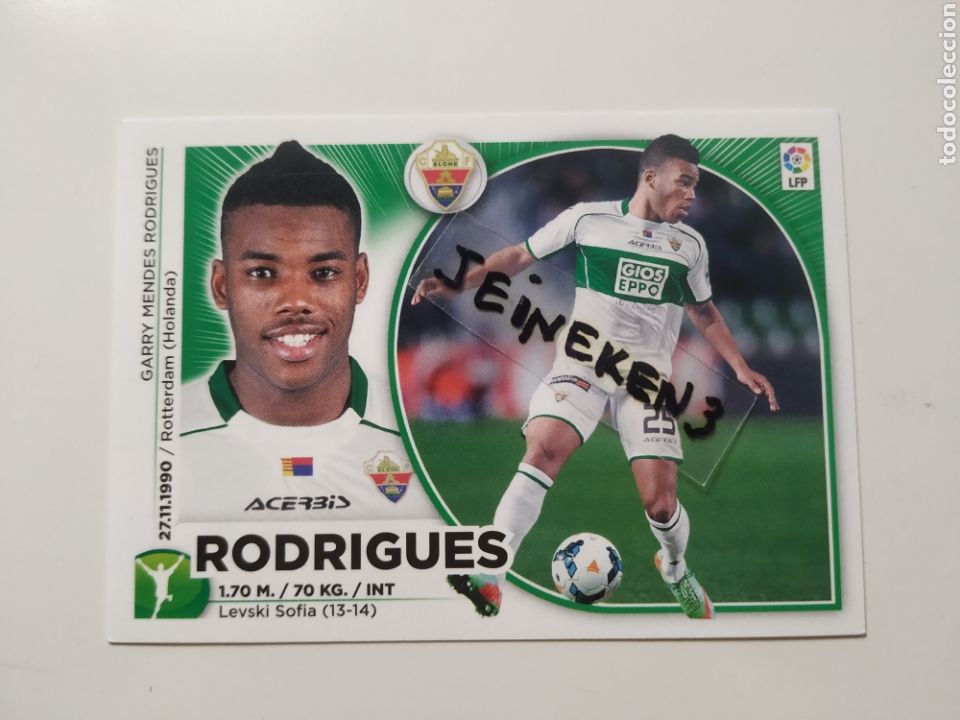 Cromos de f&uacute;tbol: Este 2014/15 15 Rodrigues Elche - Foto 1