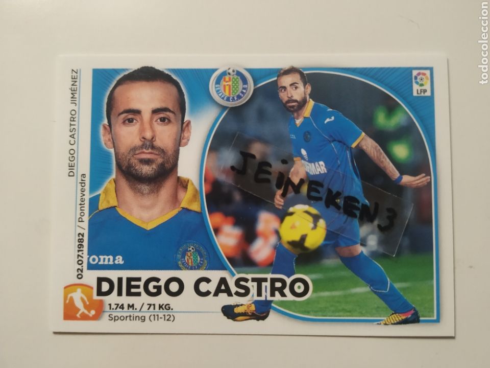 Cromos de f&uacute;tbol: Este 2014/15 13 Diego Castro Getafe - Foto 1