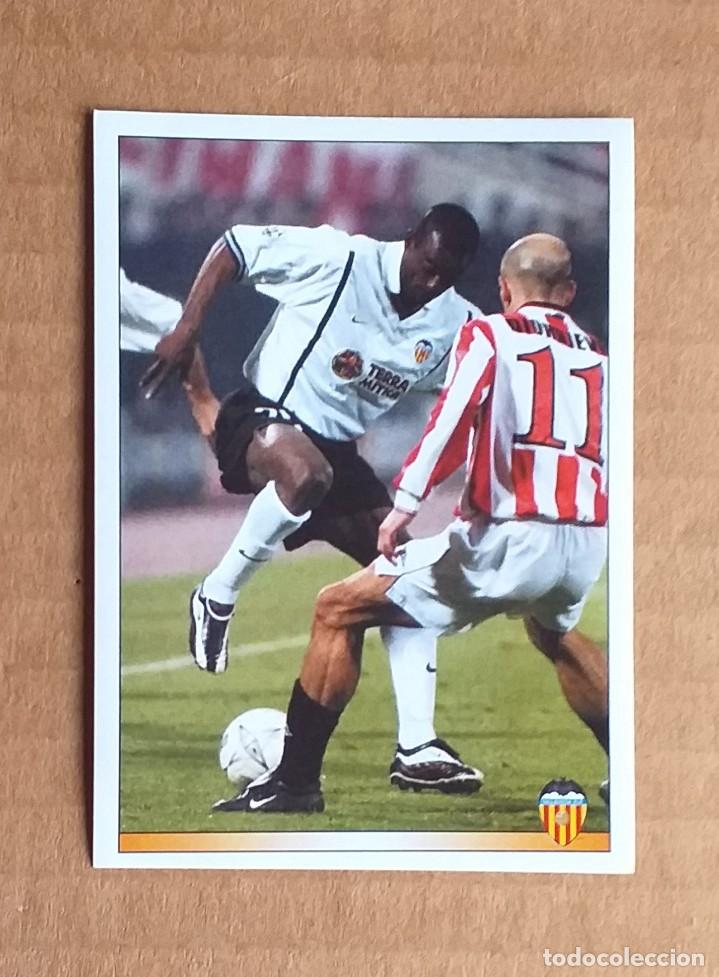 Cartes &agrave; collectionner de Football: Cromo adhesivo n&ordm; 54 Haciendo historia por Europa Valencia 2000-2001 de Panini. Nuevo de sobre.