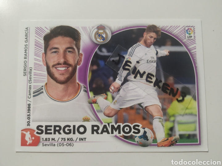 Cromos de f&uacute;tbol: Este 2014/15 6 Sergio Ramos R.Madrid - Foto 1