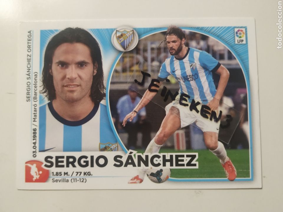 Cromos de f&uacute;tbol: Este 2014/15 6 Sergio S&aacute;nchez M&aacute;laga - Foto 1