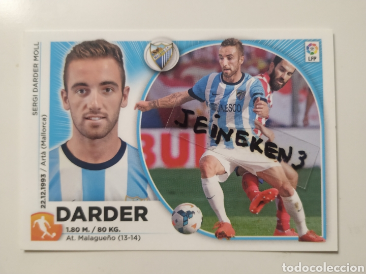 Cromos de f&uacute;tbol: Este 2014/15 11 Darder M&aacute;laga - Foto 1