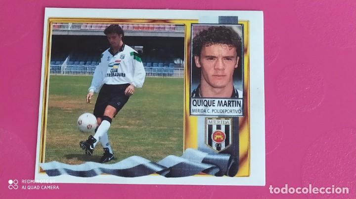 Football Stickers: QUIQUE MARTIN MERIDA ESTE 95 96 1995 1996