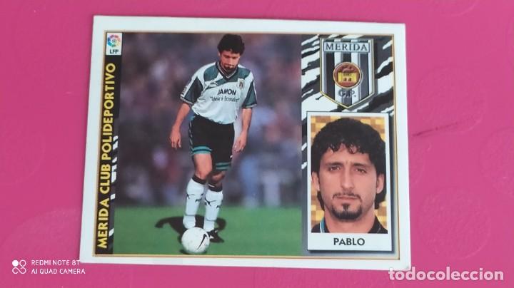 Cromos de f&uacute;tbol: COLOCA PABLO MERIDA ESTE 95 96 1995 1996 - Foto 1