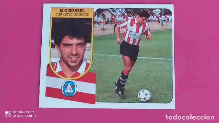 Cromos de f&uacute;tbol: ELGUEZABAL LOGRO&Ntilde;ES ESTE 91 92 1991 1992 - Foto 1