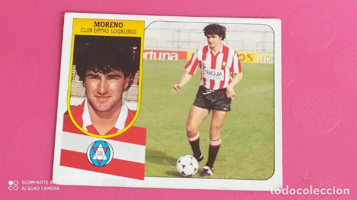 Cromos de f&uacute;tbol: MORENO LOGRO&Ntilde;ES ESTE 91 92 1991 1992 - Foto 1