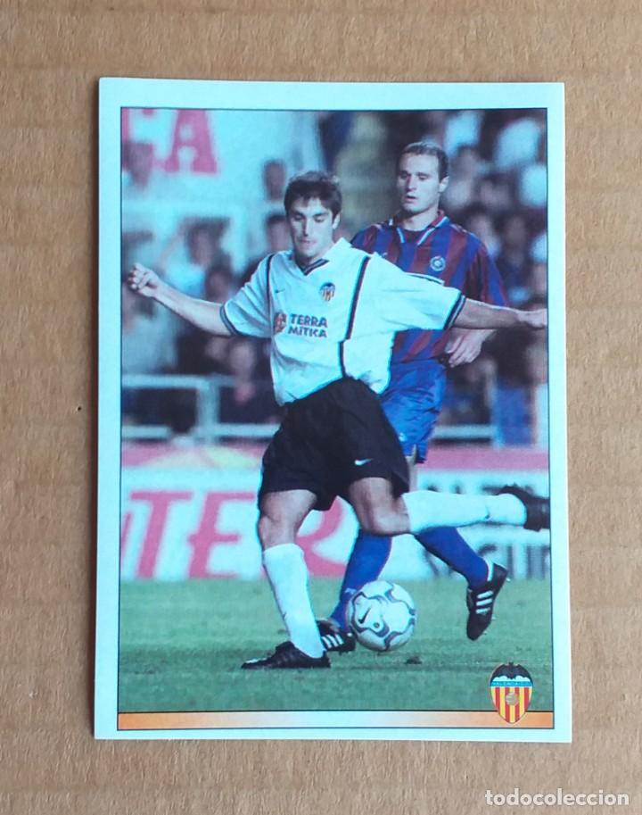Cromos de f&uacute;tbol: Cromo adhesivo n&ordm; 128 Haciendo historia por Europa Valencia 2000-2001 de Panini. Nuevo de sobre.