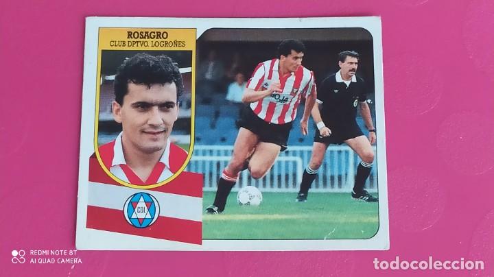 Cromos de f&uacute;tbol: ROSAGRO LOGRO&Ntilde;ES ESTE 91 92 1991 1992 - Foto 1
