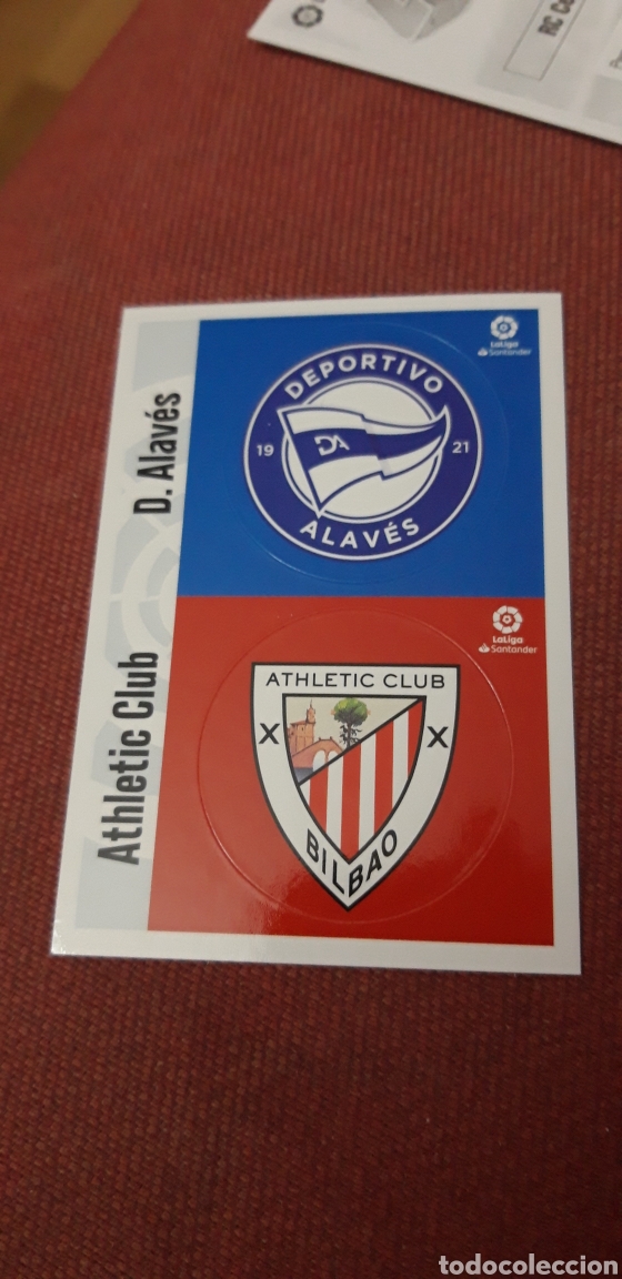 Fu&szlig;ball-Sticker: Alav&eacute;s Athletic de Bilbao Escudo este 20 21.2020 2021
