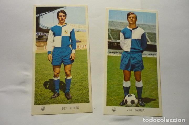 Figurine di Calcio: lote cromos futbol sabadell quiles - zaldua NO PEGADOS&iexcl;&iexcl;