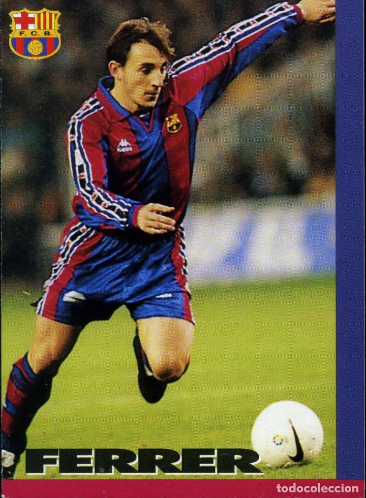 Cromos de f&uacute;tbol: FC BARCELONA 96-97 N&ordm; 62 FERRER - Foto 1