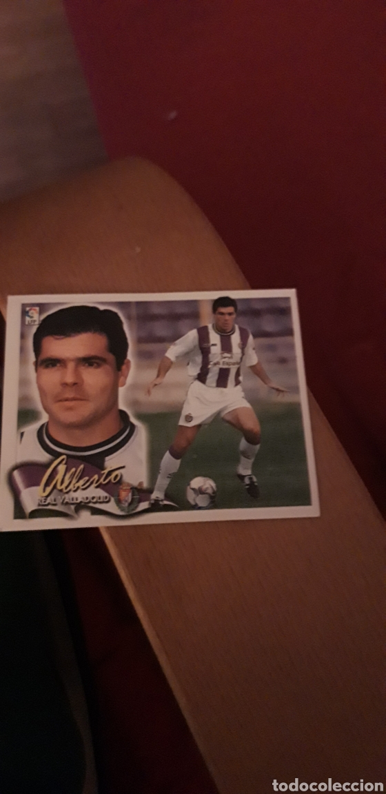Fu&szlig;ball-Sticker: Alberto valldolid este 00 01 2000 2001 sin pegar