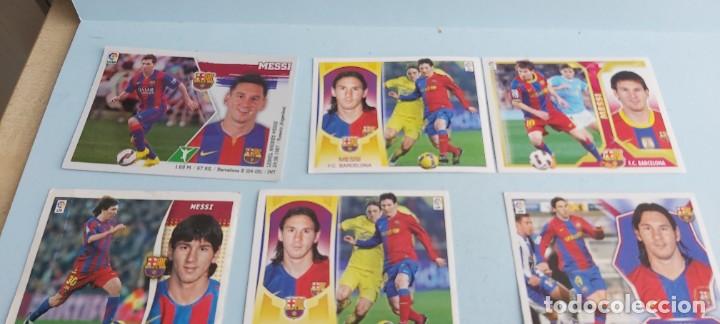 Cromos de F&uacute;tbol: LOTE DE CROMOS SIN PEGAR MESSI 2006 2007 Y MAS A&Ntilde;OS