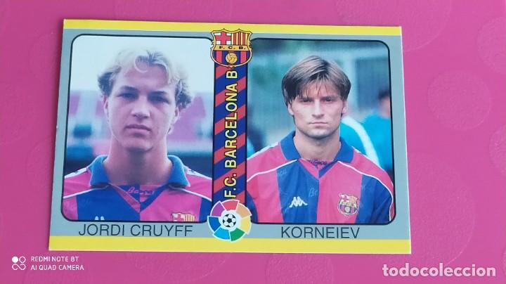 Football Stickers: JORDI CRUYFF KORNEIEV BARCELONA B FUTBOL TOTAL 94 95 1994 1995 MUNDICROMO