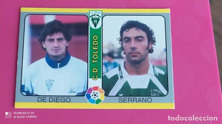 Football Stickers: DE DIEGO SERRANO TOLEDO FUTBOL TOTAL 94 95 1994 1995 MUNDICROMO