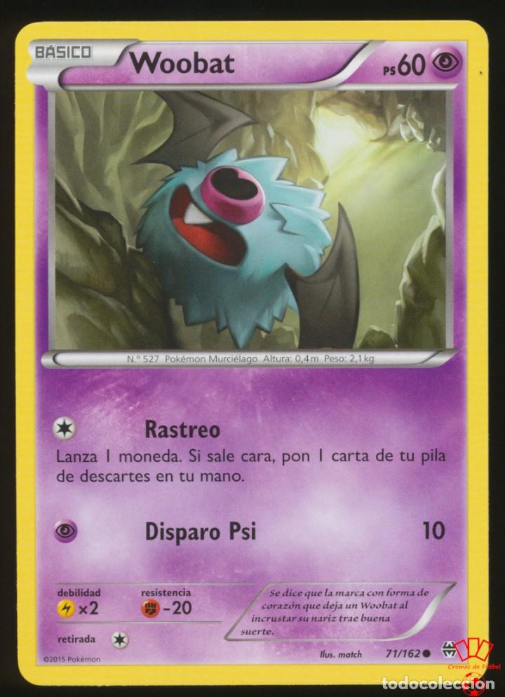 71/162. woobat - xy turbo impulso (breakthroug - Buy Collectible football  stickers on todocoleccion