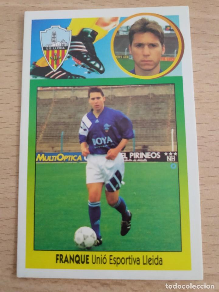 Fu&szlig;ball-Sticker: Cromo baja Franque Liga este 93 94 1993 1994 Cart&oacute;n