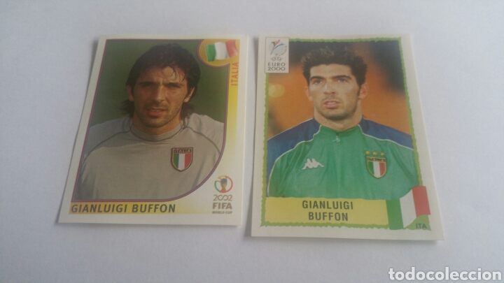 Cromos de f&uacute;tbol: Buffon euro 2000 World cup 2002 - Foto 1