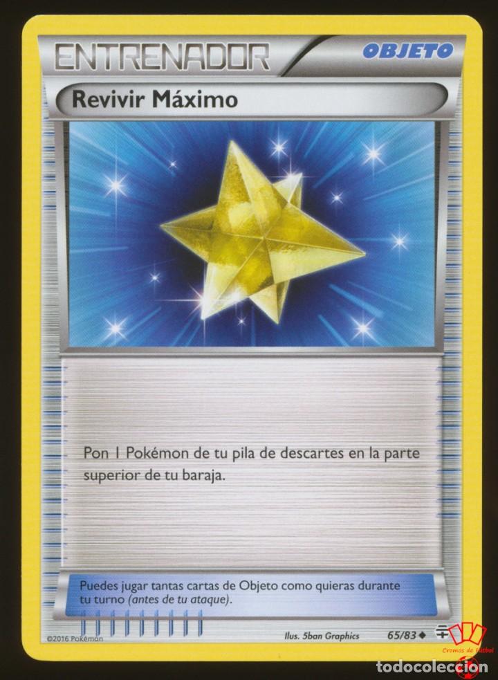 Cromos de F&uacute;tbol: #65/83. REVIVIR MAXIMO - XY Generaciones (Generations) - Pokemon Trading Card/Carta