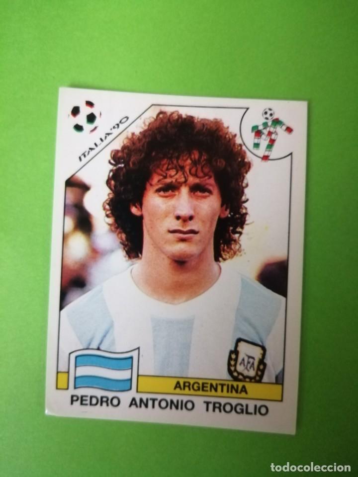 Cromos de Futebol: Italia 90 panini n&deg;125 pedro Antonio troglio nunca pegado