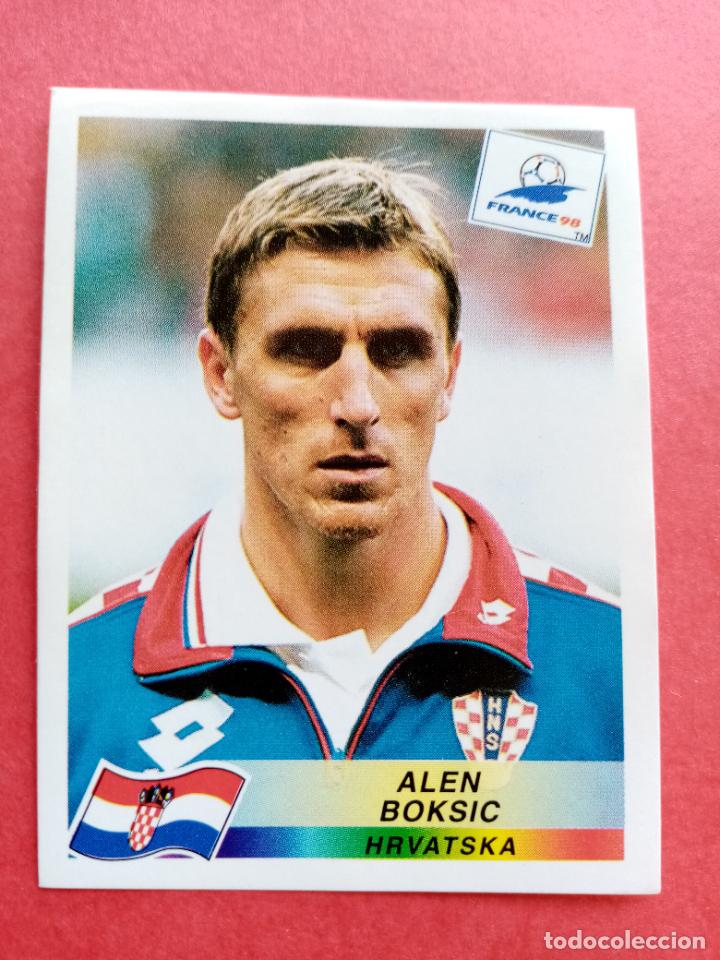 Football Stickers: 547 ALEN BOKSIC HRVATSKA CROACIA MUNDIAL FRANCIA 98 CROMO SIN PEGA FRANCE WORLD CUP 98 PANINI