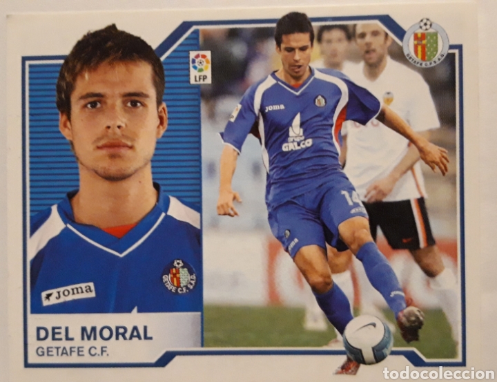 Football Stickers: CROMO DE DEL MORAL. COLECCIONES ESTE 07-08