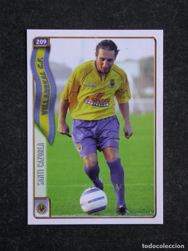 Football Stickers: 209 SANTI CAZORLA/ TEXTO LARGO PALMARES/ LAS FICHAS DE LA LIGA 2004 2005 04 05/ MUNDICROMO (ROOKIE)