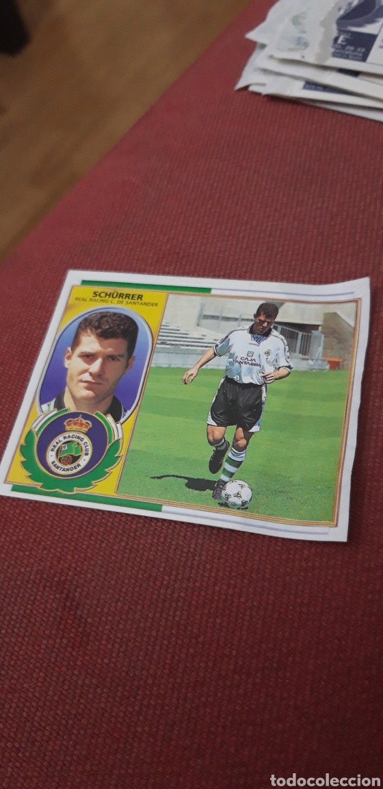 Cromos de f&uacute;tbol: Schurrer Racing de Santander - Foto 1