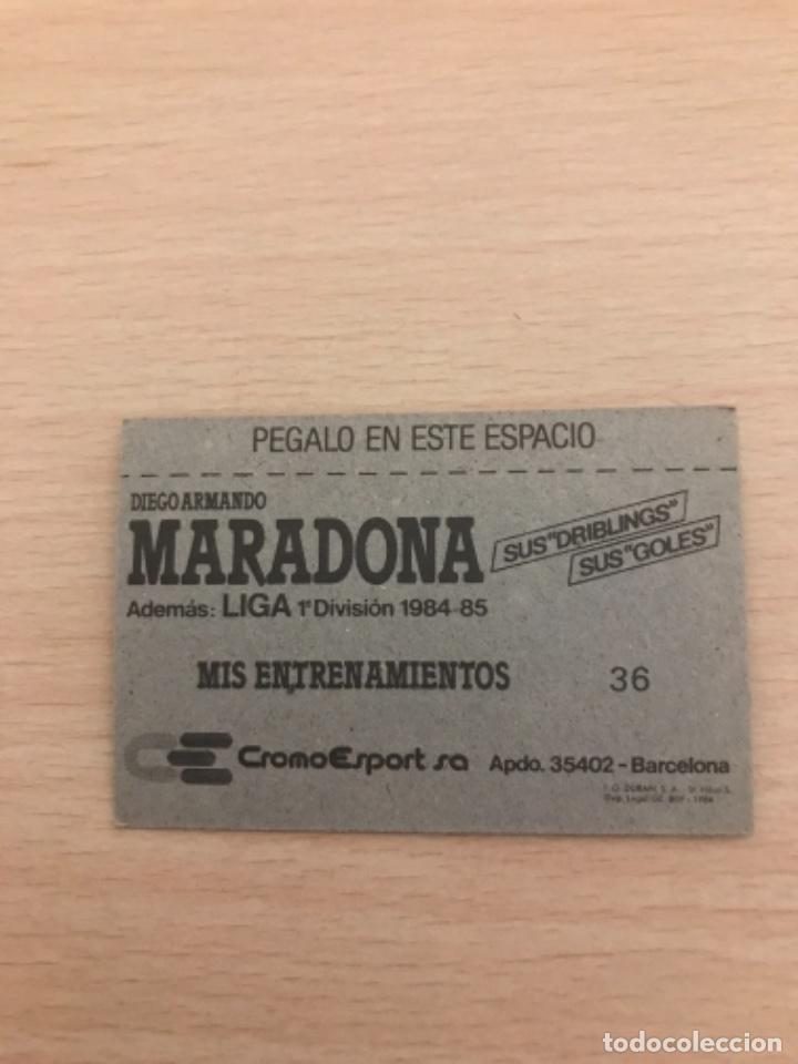 Cromos de f&uacute;tbol: MARADONA cromo - Foto 2
