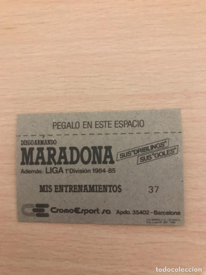 Cromos de f&uacute;tbol: MARADONA cromo - Foto 2