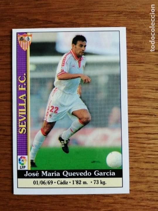 Cromos de F&uacute;tbol: MUNDICROMO 2000.SEVILLA.QUEVEDO N&Uacute;MERO 336